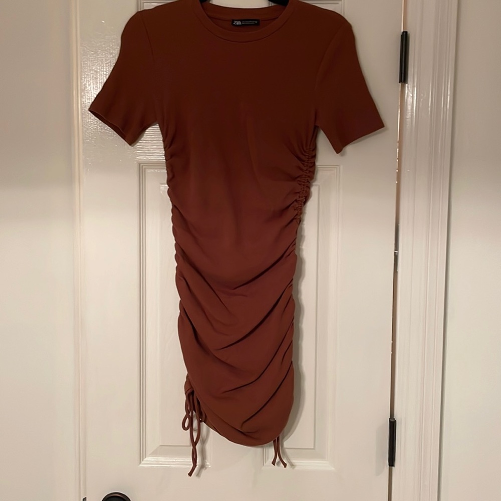 Zara Brown mini Dress